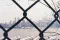 NYC Winter Through the Fence