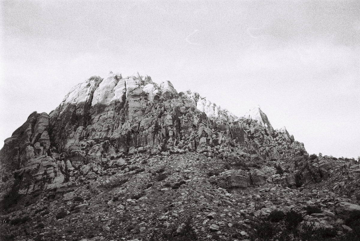 A Nevada Desert in Monochrome